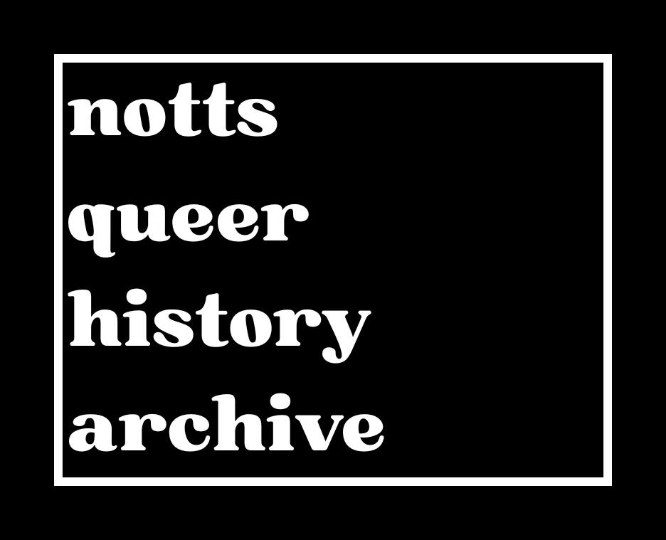 Enter microsite for Notts Queer History Archive